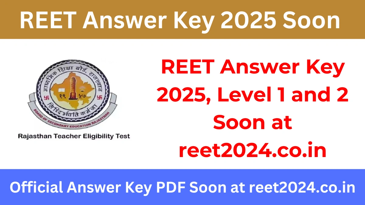 REET Answer Key 2025