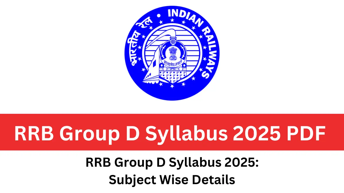 RRB Group D Syllabus 2025